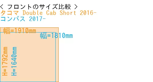 #タコマ Double Cab Short 2016- + コンパス 2017-